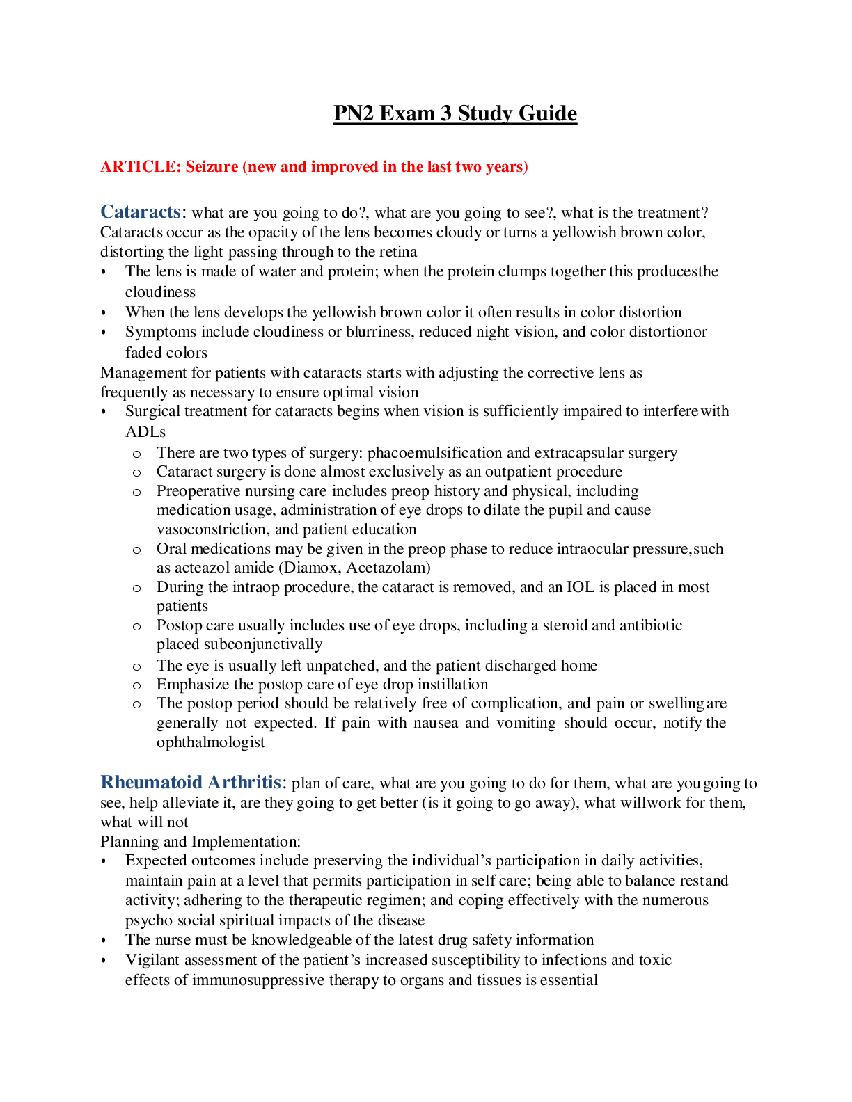 Preview image for PN2-EXAM-3-STUDY-GUIDE